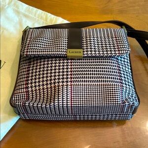 Lauren houndstooth shoulder bag in excellent condition. Used rarely. Vintage.